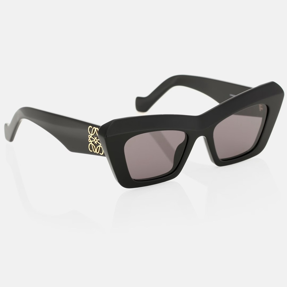 Loewe Black Sunglasses with Gold Detail NEW